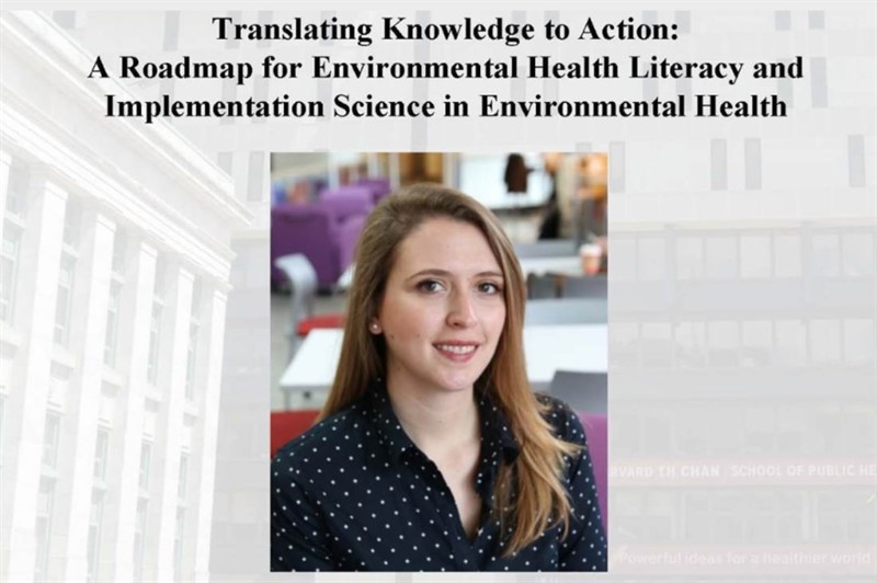 With Kathryn Tomsho, PhD, Postdoctoral Research Fellow, Department of Environmental Health, Harvard T.H. Chan School of Public Health