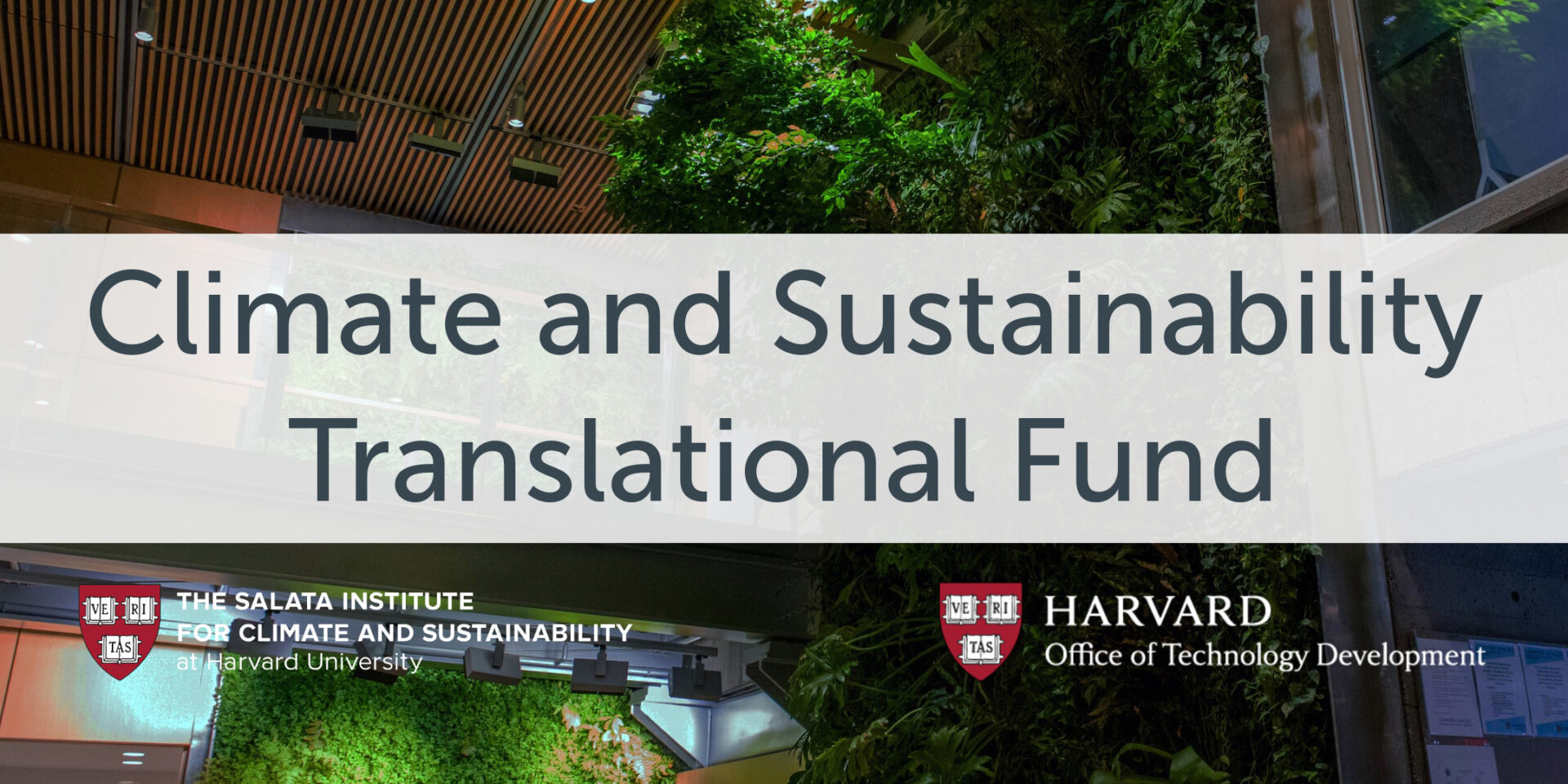 Climate and Sustainability Translational Fund