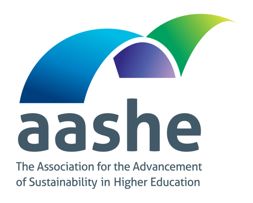 Logo for AASHE, The Associate for the Advance of Sustainability in Higher Education.