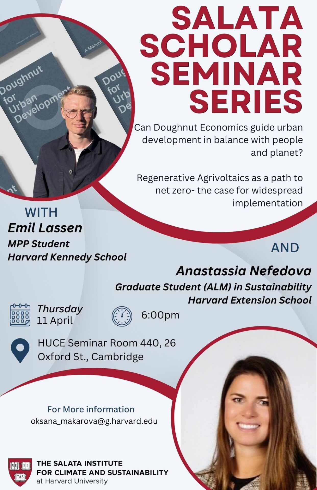 Salata Scholar Seminar Series; Outlines event details on website