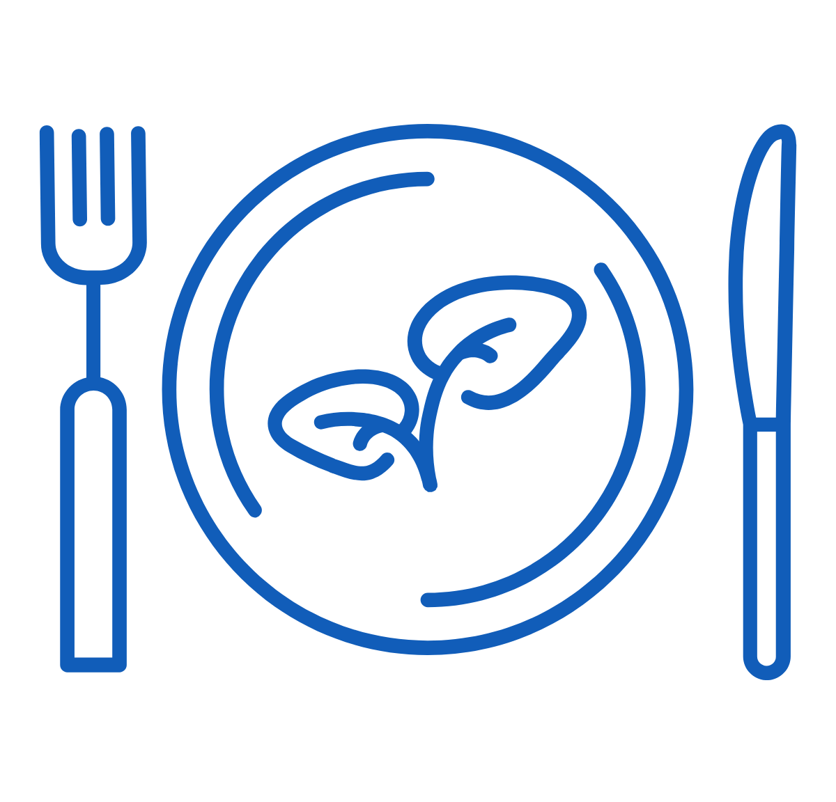 Icon of plant-based meal