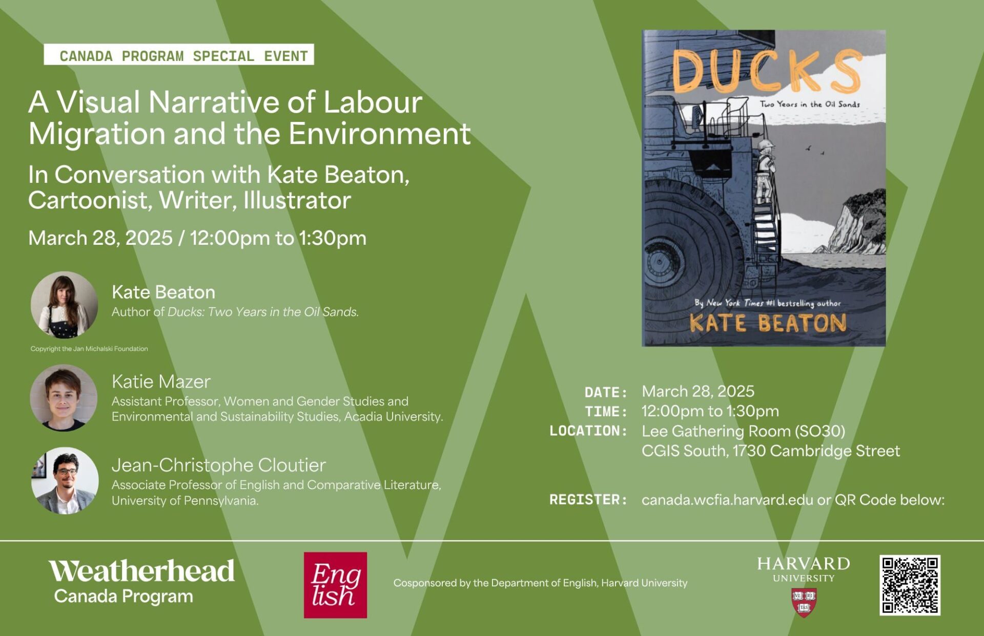Canada Program Special Event: A Visual Narrative of Labour Migration and the Environment